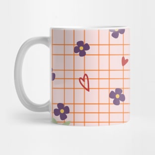 Cute Flower Pattern Mug